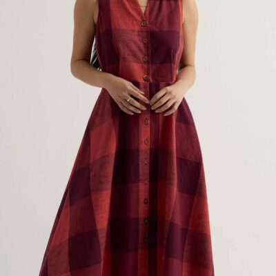Seasalt Sleeveless Carved Wood Dress