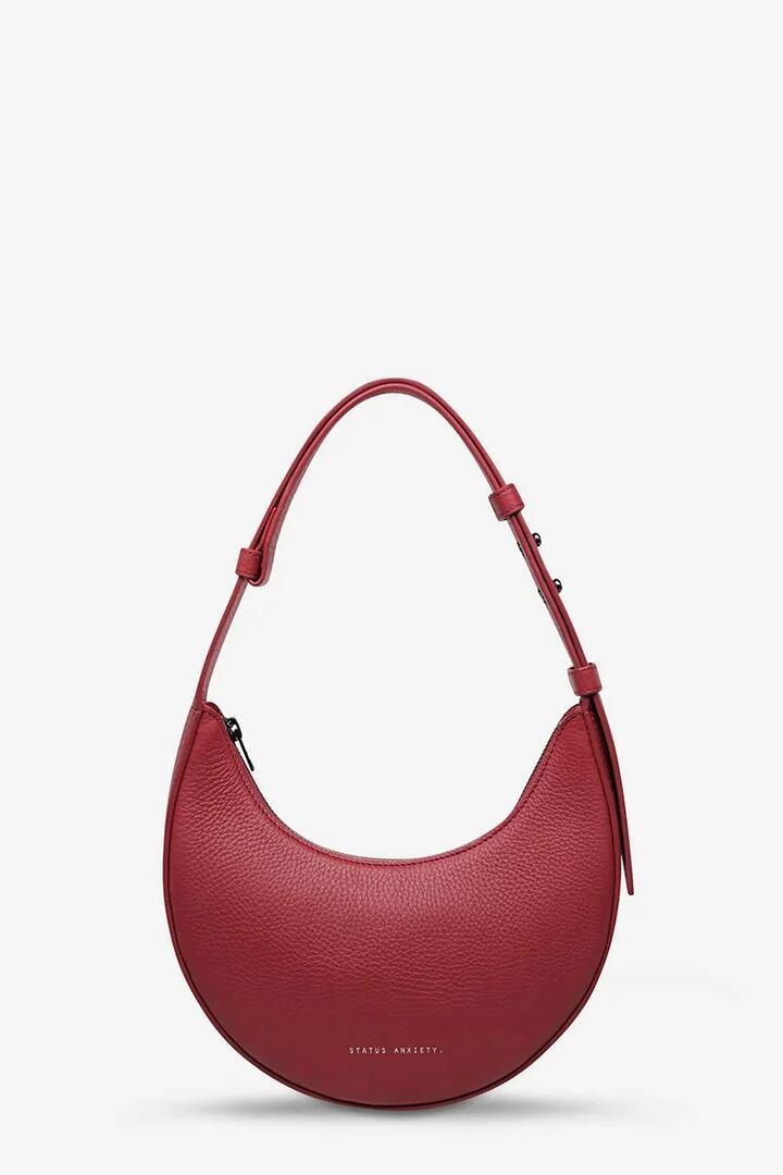 Status Anxiety Kind of Magic Rouge Crescent Shoulder Bag