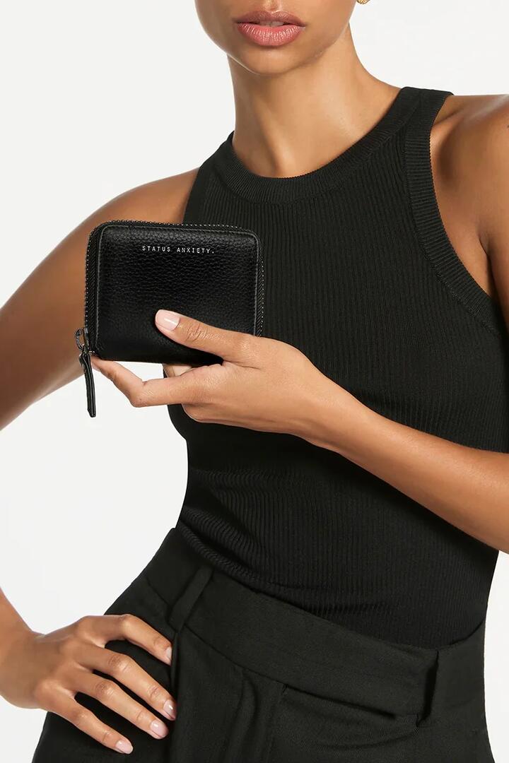 Status Anxiety Wayward Black Wallet