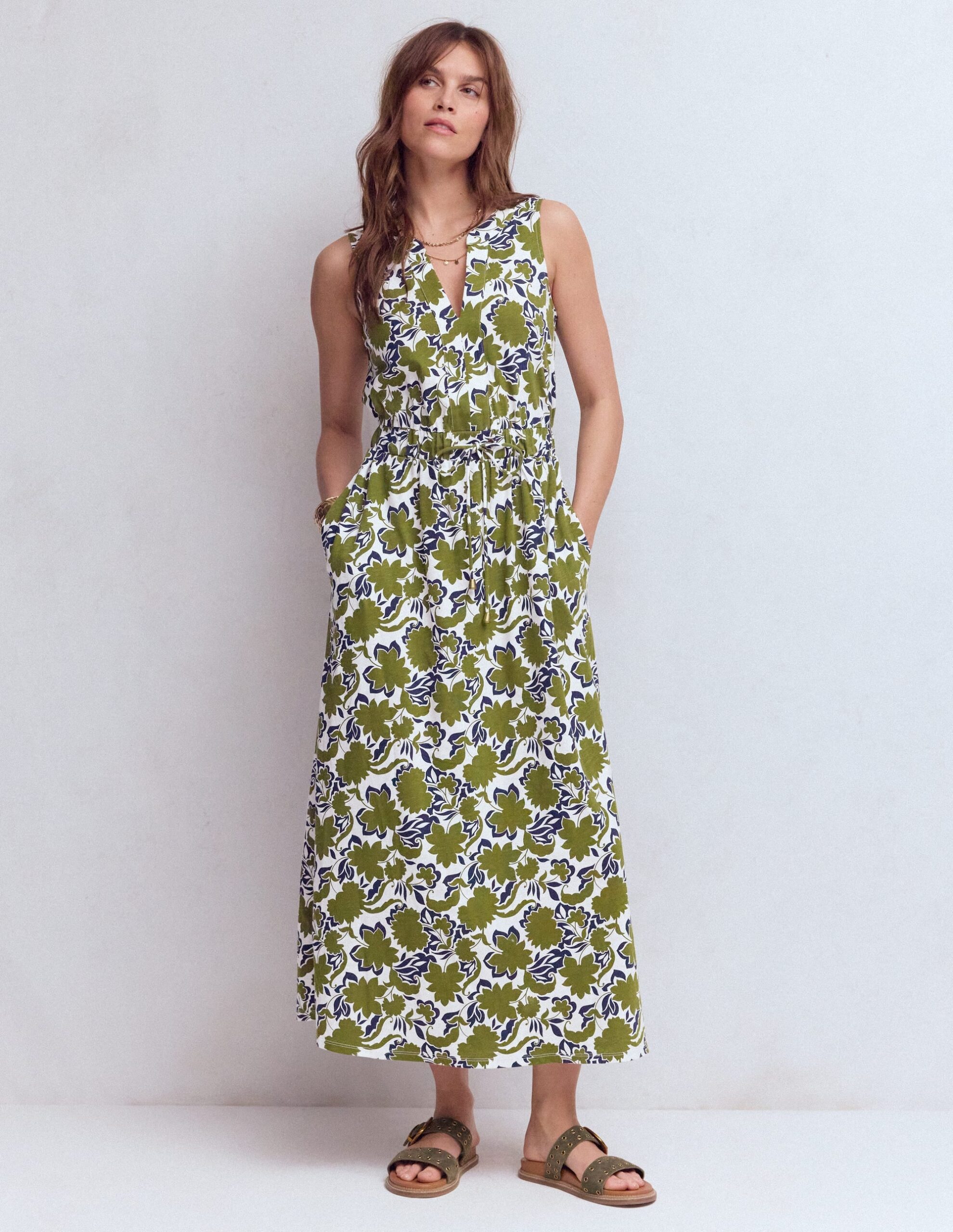 Boden Delphine Midi Jersey Dress
