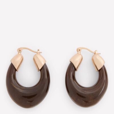 Boden Women's Curved Resin Hoops