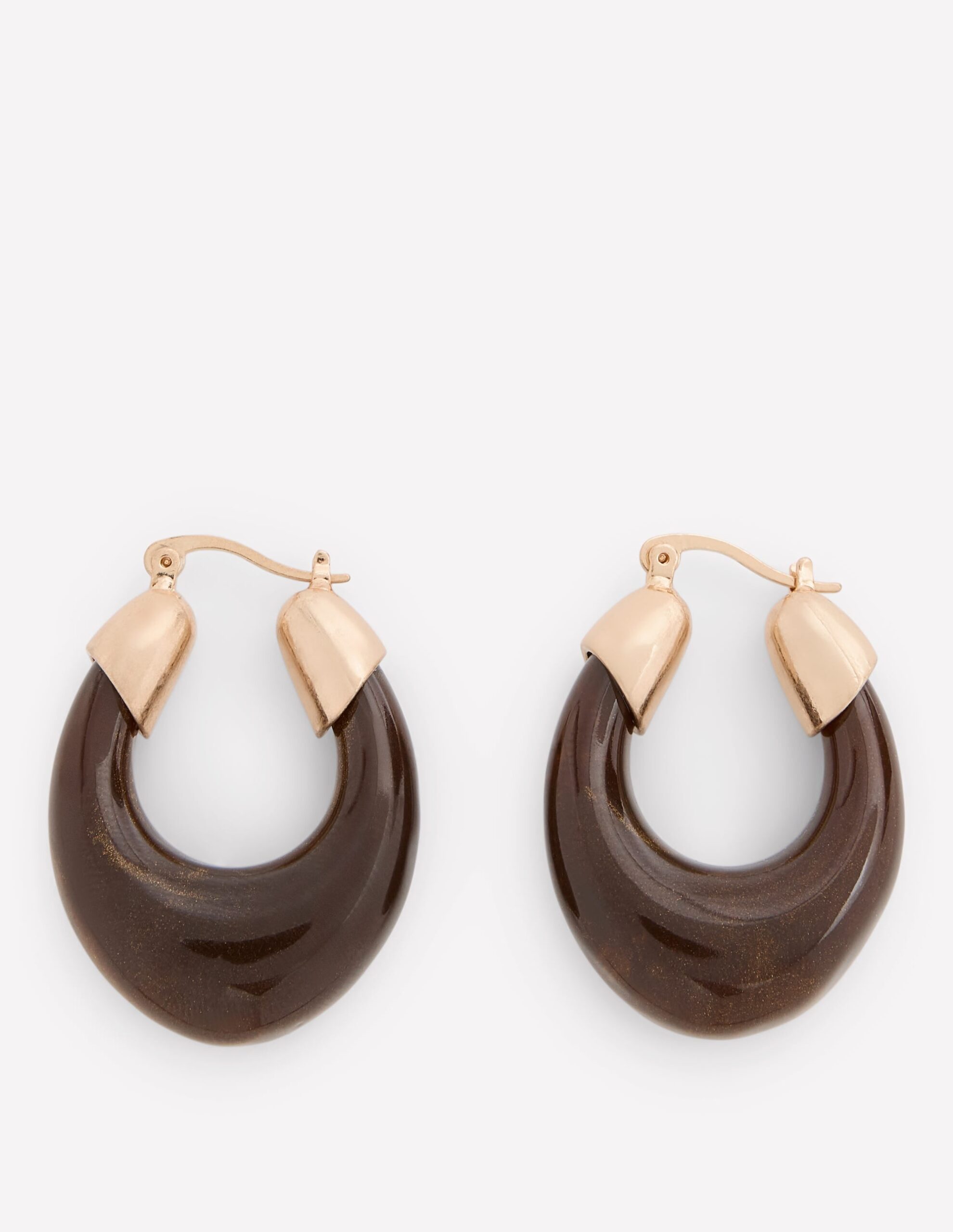 Boden Women's Curved Resin Hoops