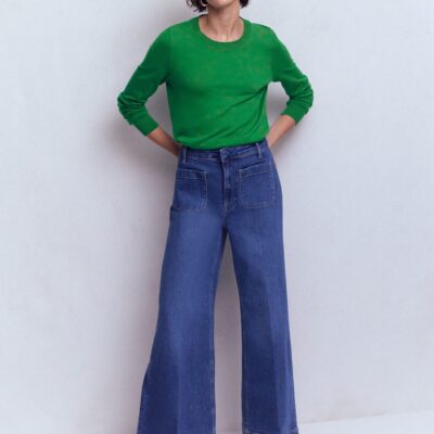 Boden Emilia Cotton Crew Jumper
