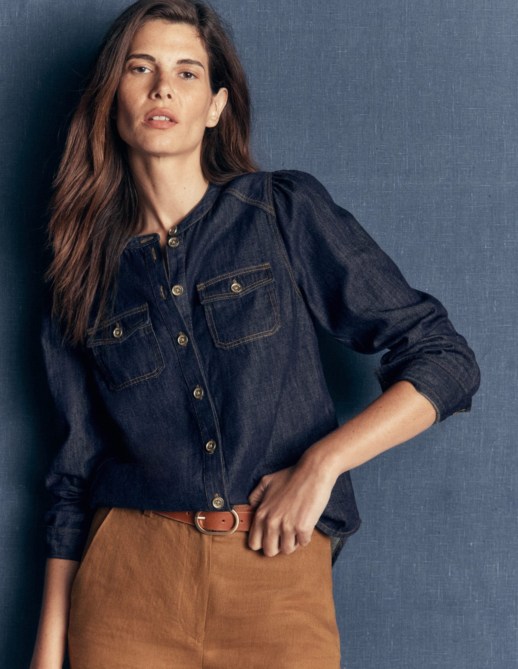 Boden Thea Denim Shirt