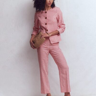 Boden Canonbury 7/8 Linen Trousers