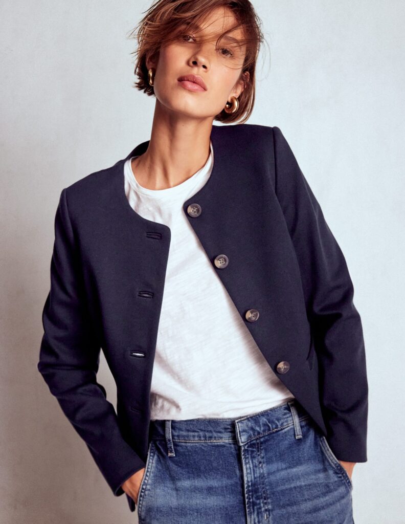 Boden Hampstead Ponte Twill Blazer