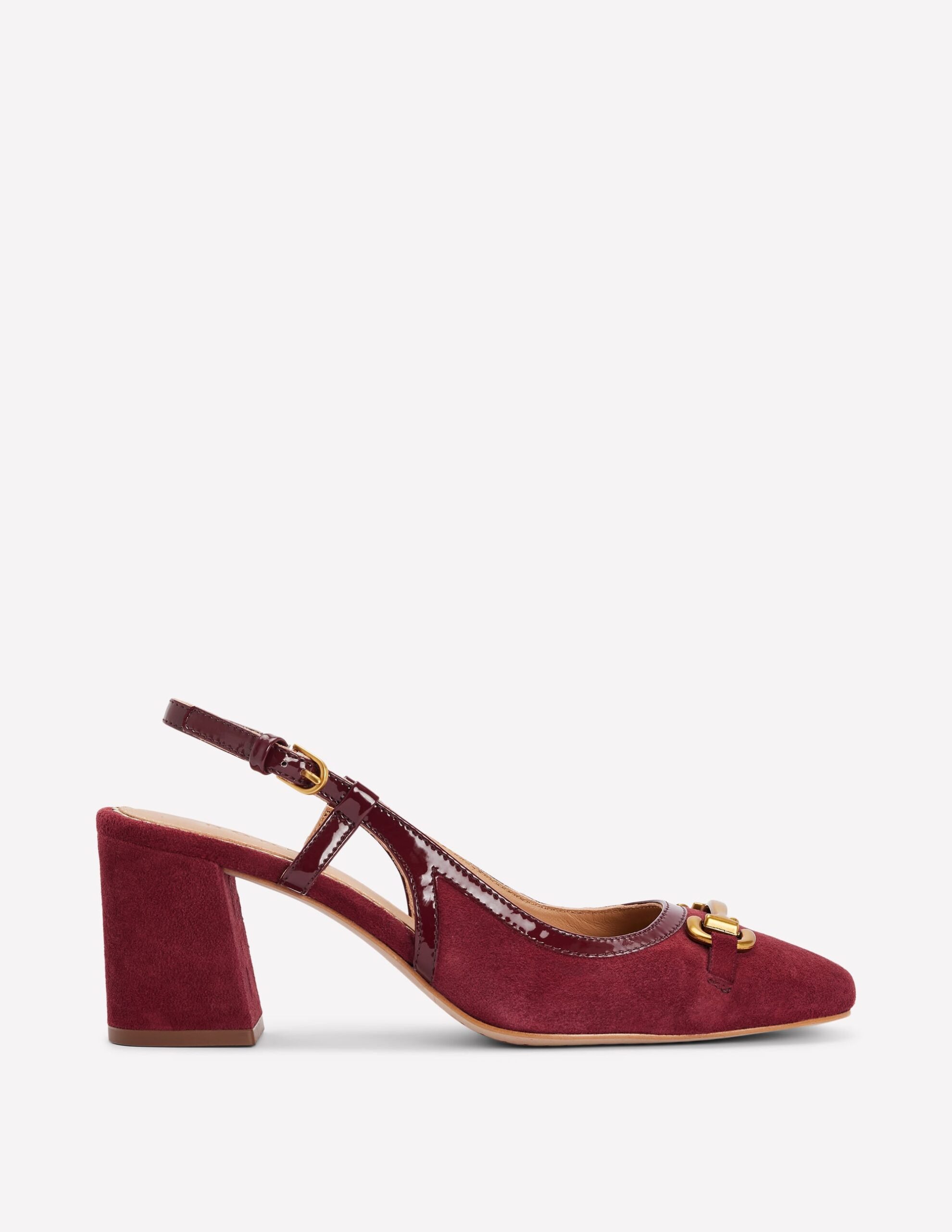 Boden Iris Snaffle Slingback Heels
