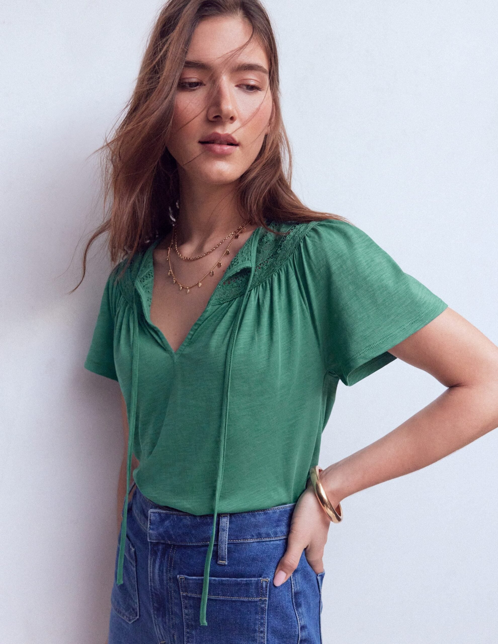 Boden Edi Trim Detail T-shirt