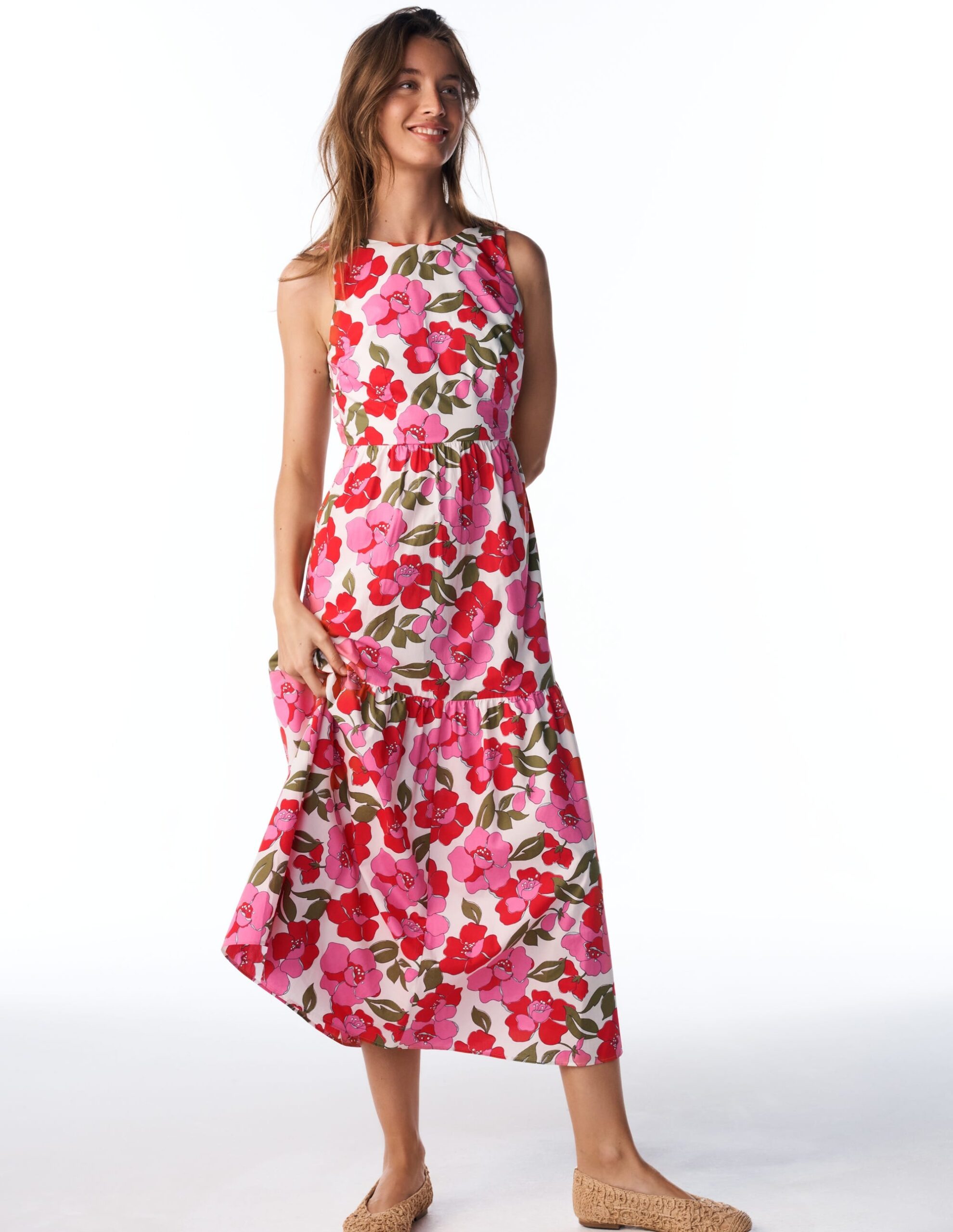 Boden Sleeveless Poplin Dress