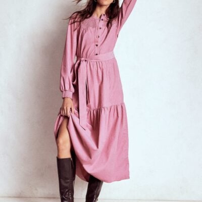 Boden Cecily Cord Midi Dress