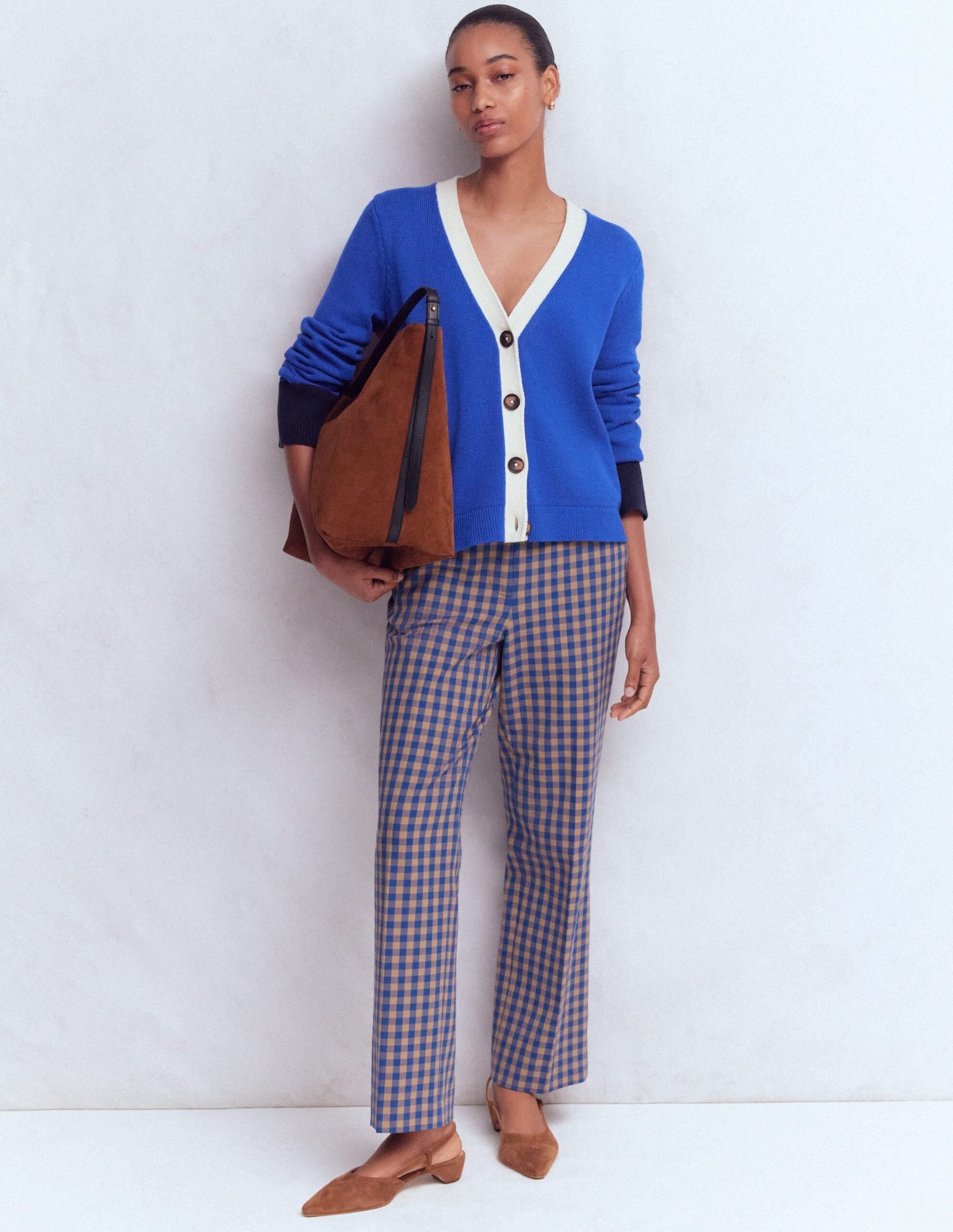 Boden Women's Canonbury Cotton 7/8 Trousers