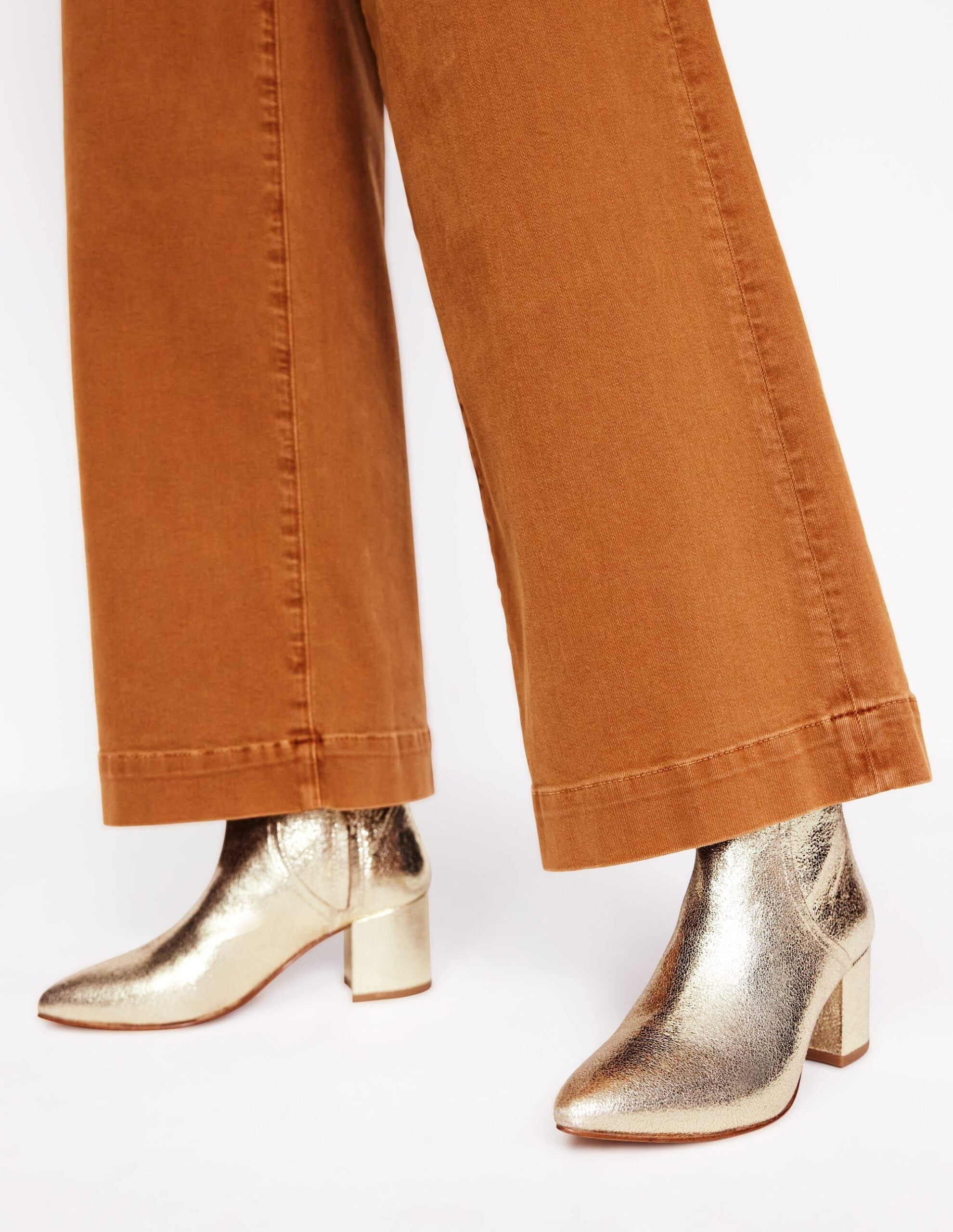 Boden Block Heel Leather Ankle Boots