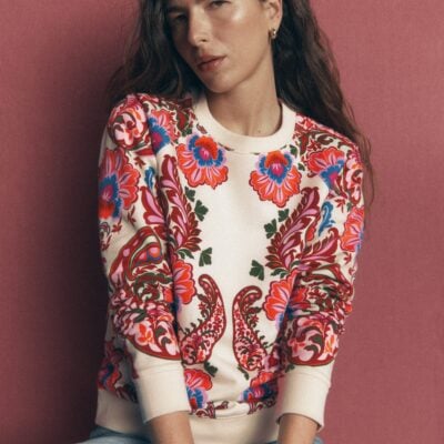 Boden Rosa Printed Sweatshirt