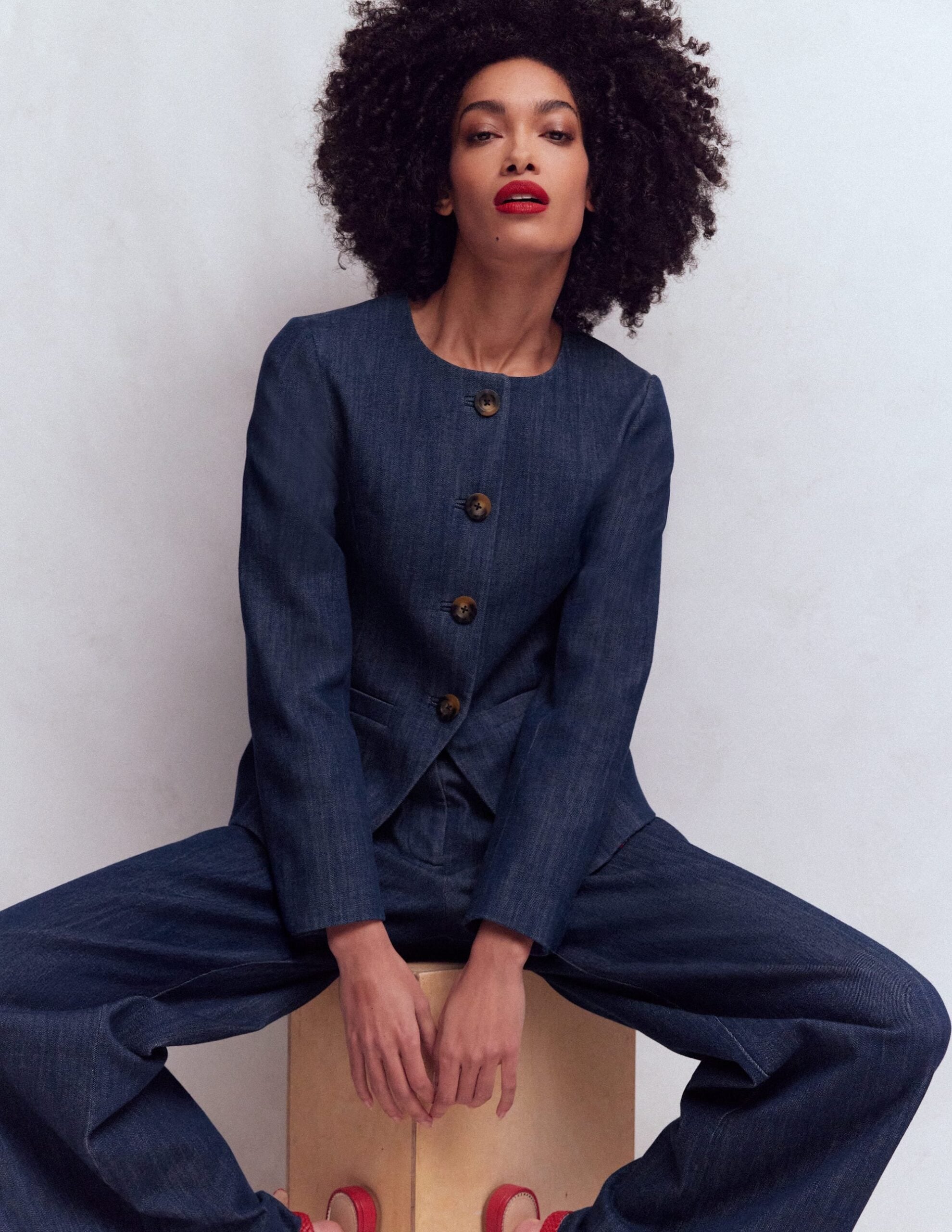 Boden Hampstead Cotton Twill Blazer