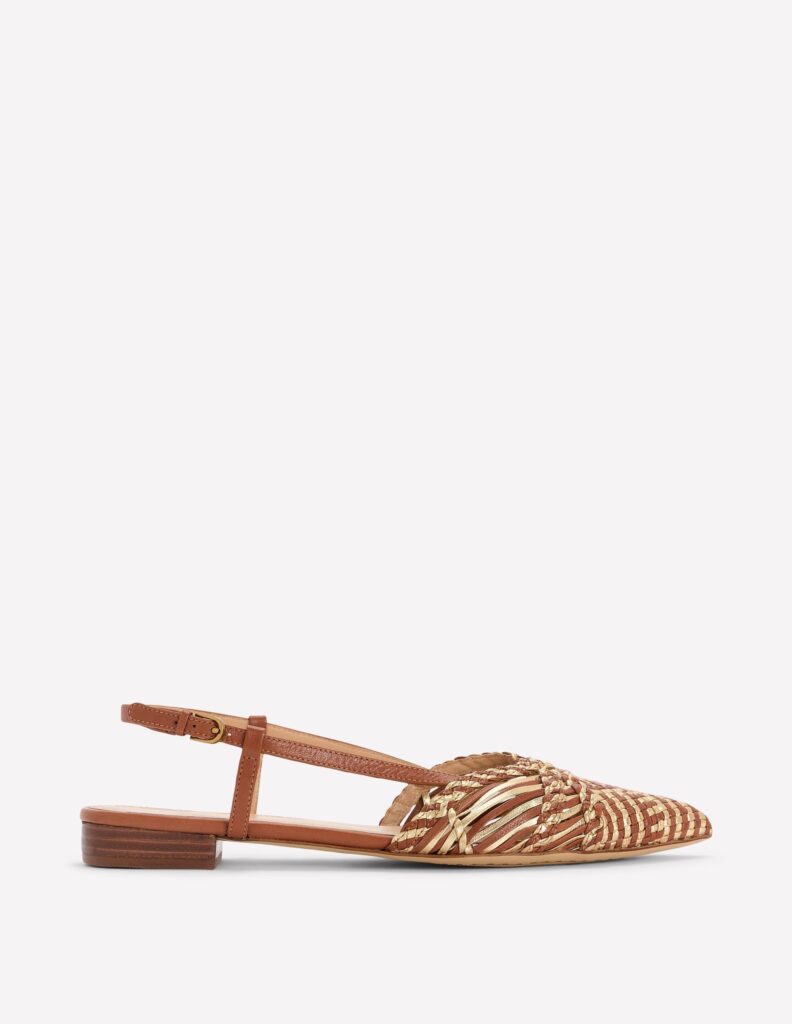 Boden Woven Detail Pointed Flats