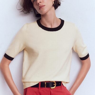 Boden Emilia Cotton Crew T-shirt
