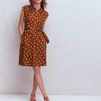 Boden Honor Short Jersey Shirt Dress