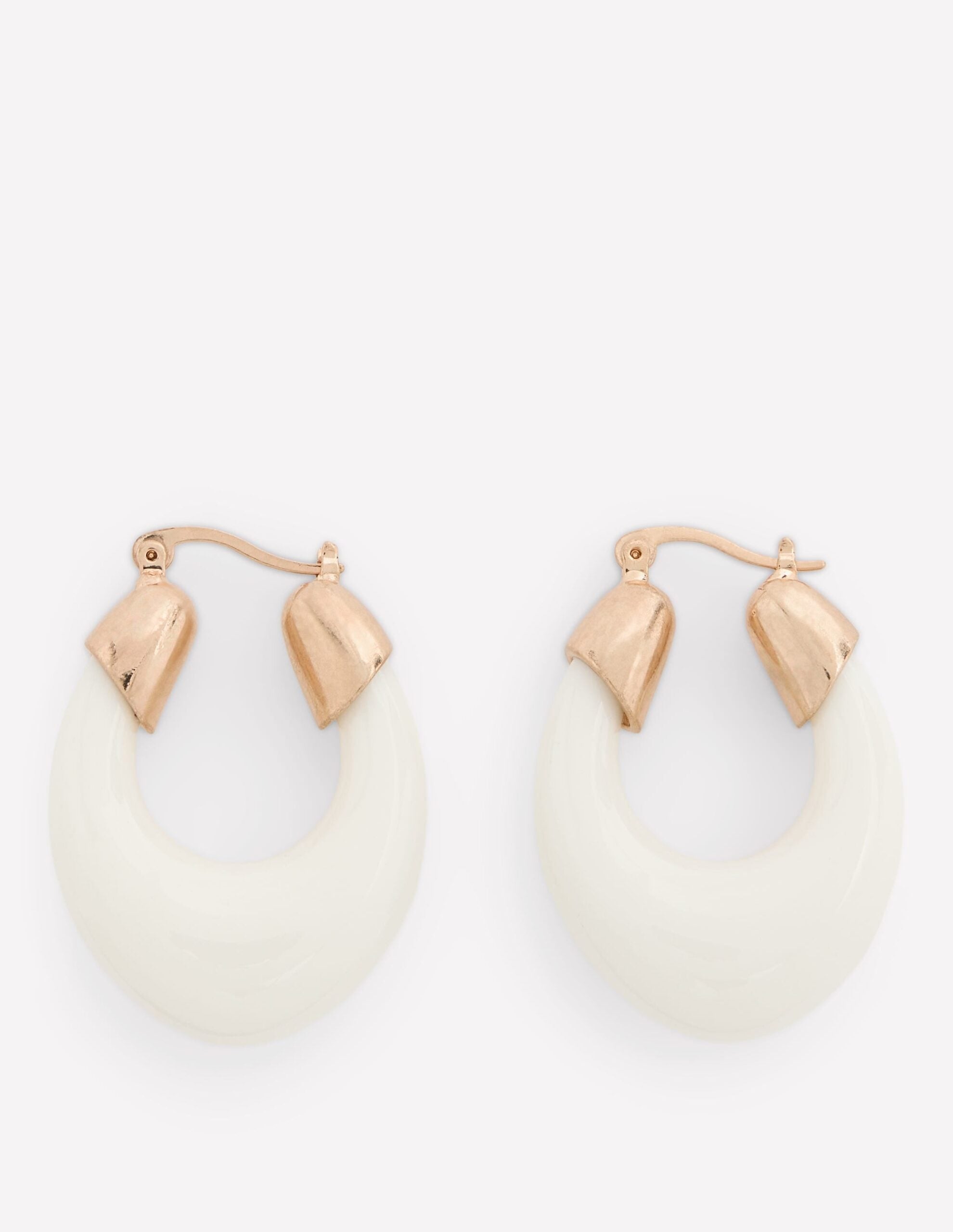 Boden Women's Curved Resin Hoops