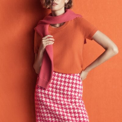 Boden Wool Blend A-line Skirt