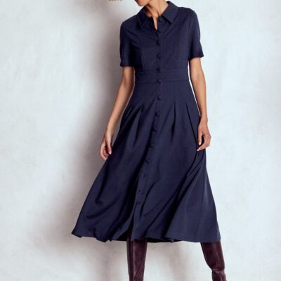 Boden Bridget Ponte Shirt Dress