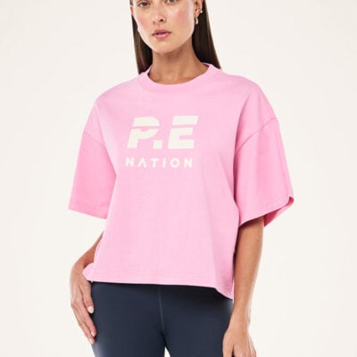 P.E Nation Heads up Crop Tee
