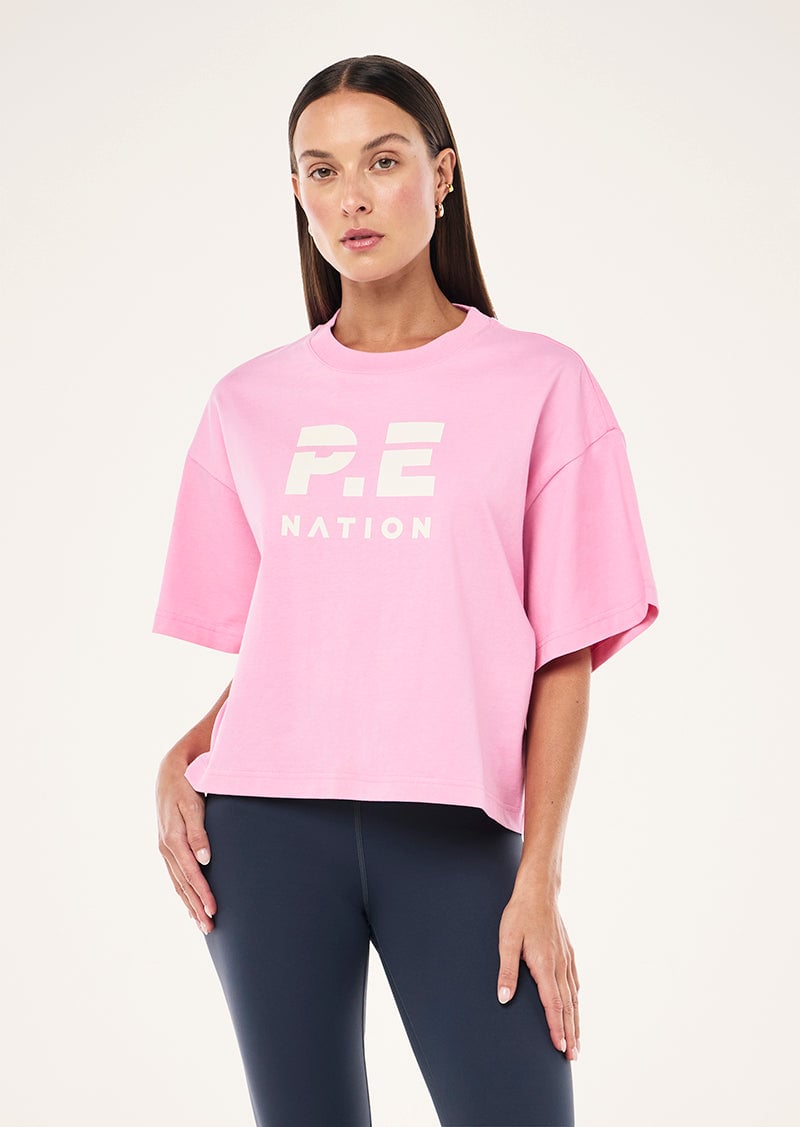 P.E Nation Heads up Crop Tee