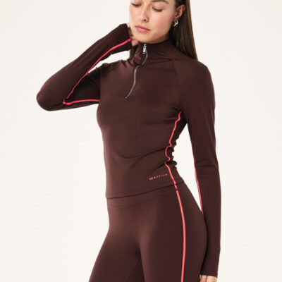 P.E Nation Routine Quarter Zip Long Sleeve