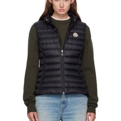 Moncler Black Igens Down Vest
