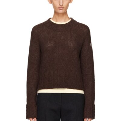 Moncler Brown Alpaca Blend Sweater