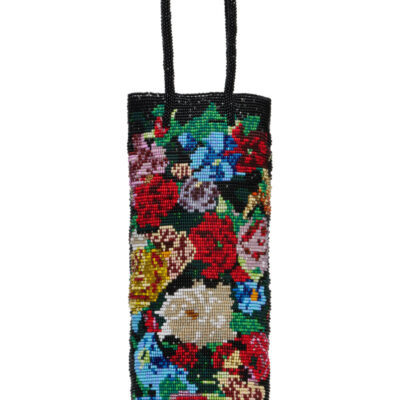 Monica Cordera Black Handmade Beaded Bag