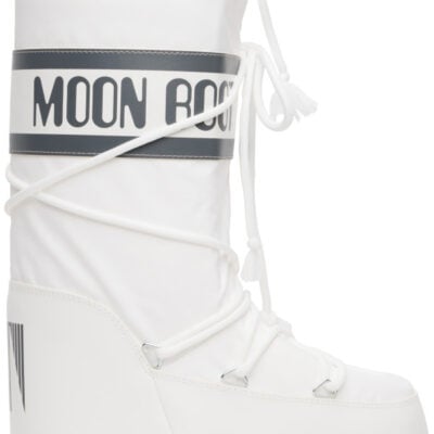Moon Boot White Icon Nylon Boots