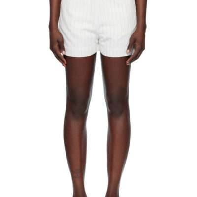 Nanushka White Dylla Shorts