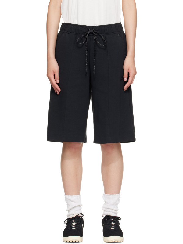Nike Black Sportswear Tech Fleece Loose Shorts