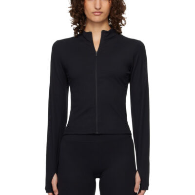 Nike Black Zenvy Dri-FIT Full-Zip Jacket