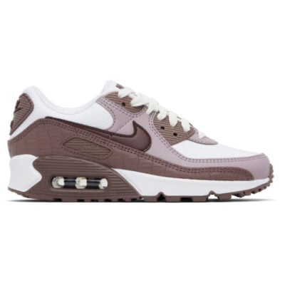 Nike Burgundy & White Air Max 90 Sneakers