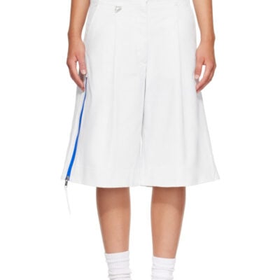 Nike White Sportswear Airreverent Low-Rise Shorts