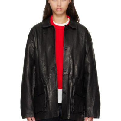 Nothing Written Black Arden Leather Jacket