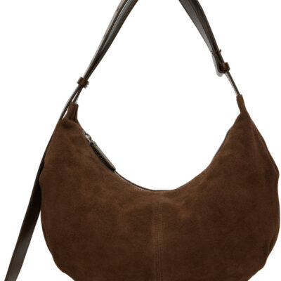 Nothing Written Brown HT Suede Shoulder Bag