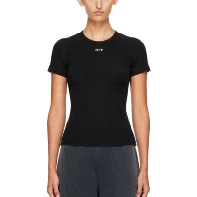 Off-White Black 'Off' Stamp Basic T-Shirt
