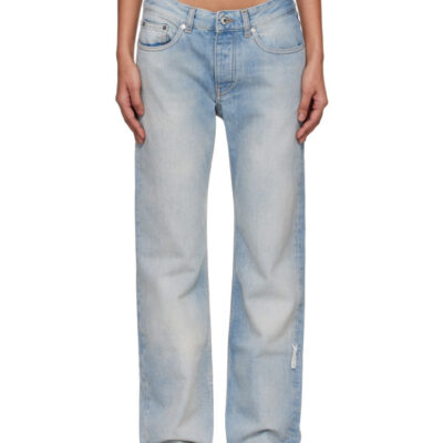 Off-White Blue New 90S Fit Jeans