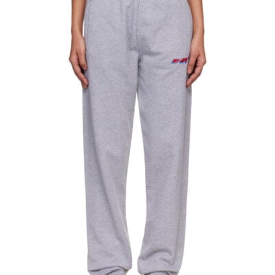 Off-White Gray Shadow Cuff Lounge Pants