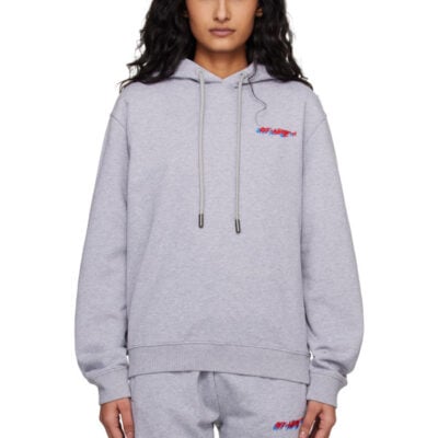 Off-White Gray Shadow Reg Hoodie