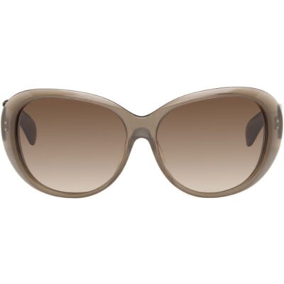 Oliver Peoples Taupe Maridan Sunglasses
