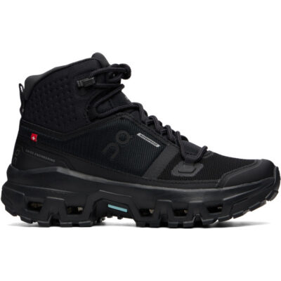 On Running Black Cloudrock Mid Waterproof Sneakers