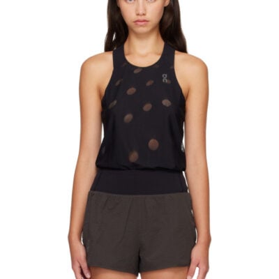 On Running Black Zero Breathe Tank Top