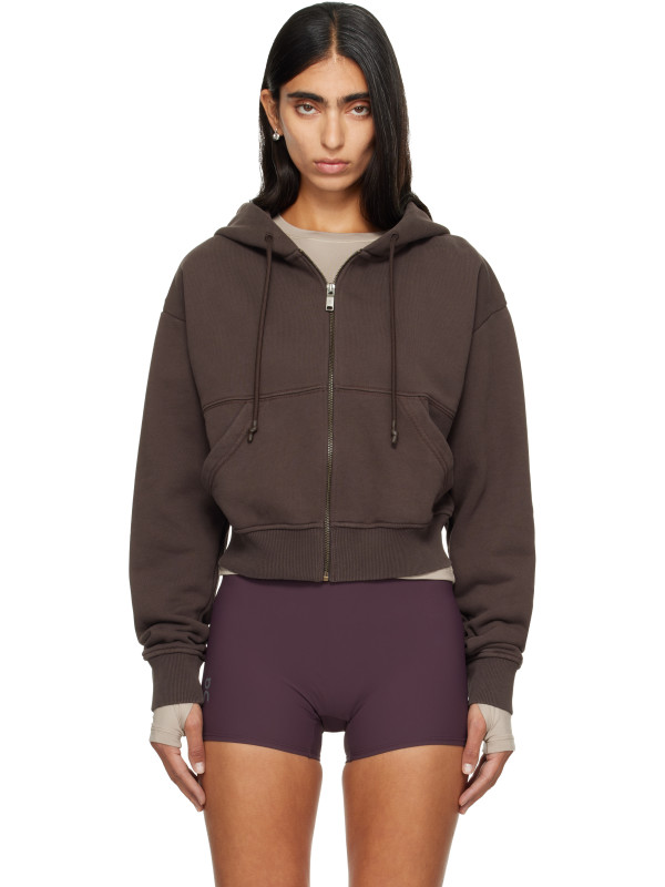 On Running Brown FKA twigs Edition Club Collective Full Zip Hoodie