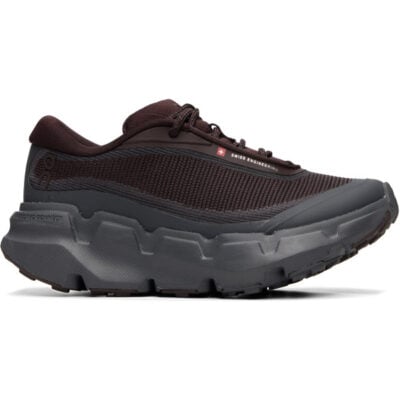 On Running Burgundy & Black Cloudsoma Hike Sneakers