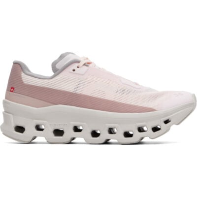 On Running Pink Cloudmonster Void Sneakers