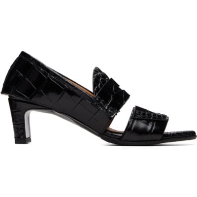 Our Legacy Black Court Heeled Sandals