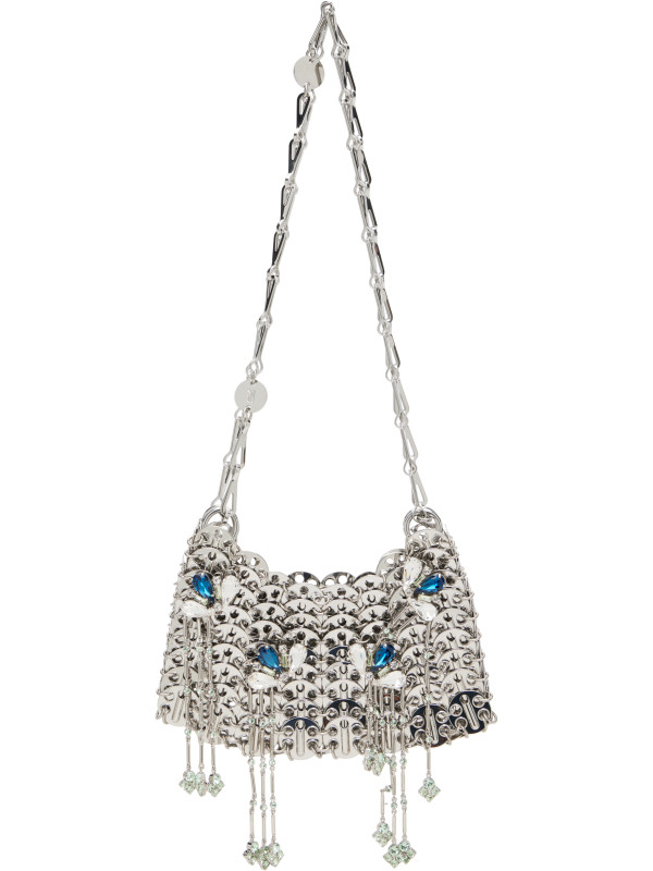 Paco Rabanne Silver Signature Jewels 1969 Nano Bag